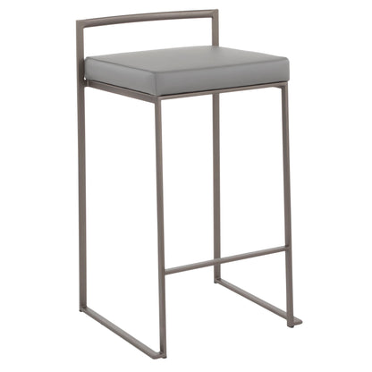 Fuji - Industrial Stackable Counter Stool Elegant Design Lumi Source