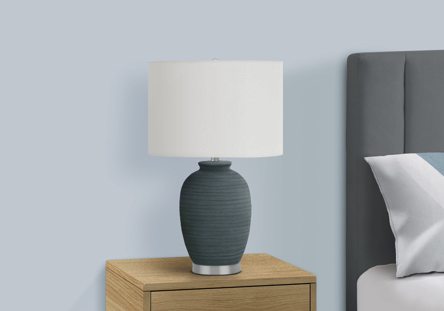 Lighting, Table Lamp, Ceramic, Contemporary - Blue