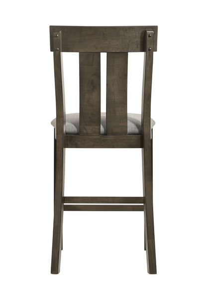 Lloyd - Counter Height Chair (Set of 2) - Brown Crown Mark