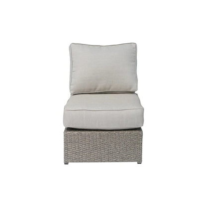 Comfortable Modern Patio Rattan Sectional Set With Cushions LSI Patio Furniture