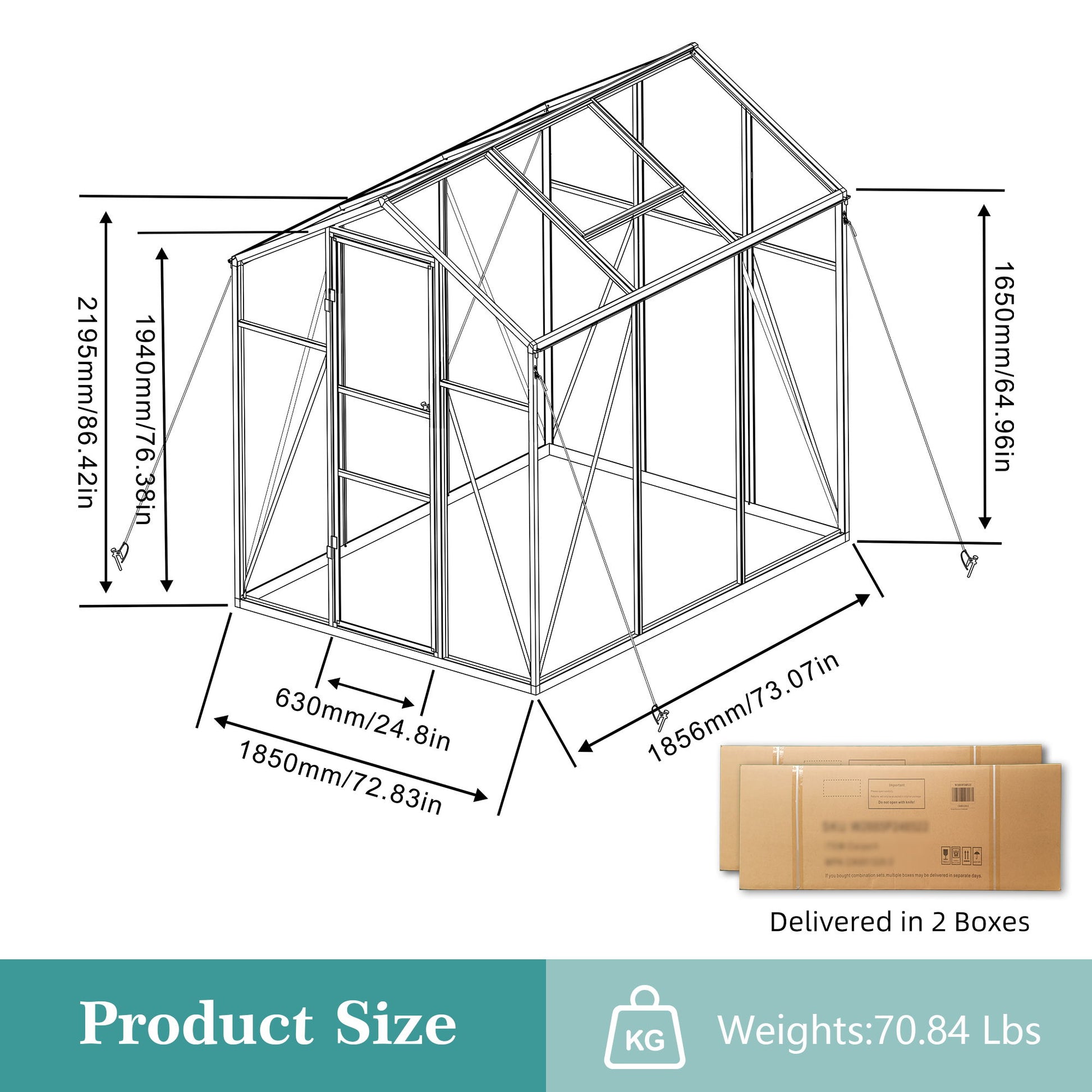 Gain Height Windproof Greenhouse With Raised Base Daily Nest