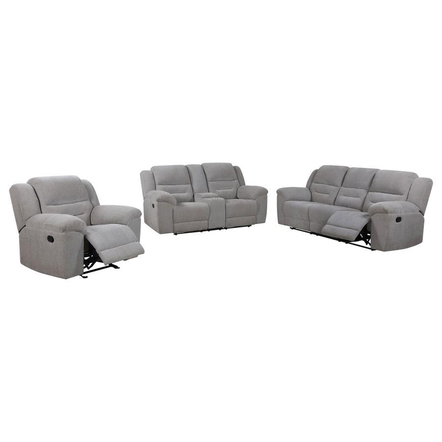 Gilson - Chenille Upholstered Sofa Set Coaster Fine Furniture