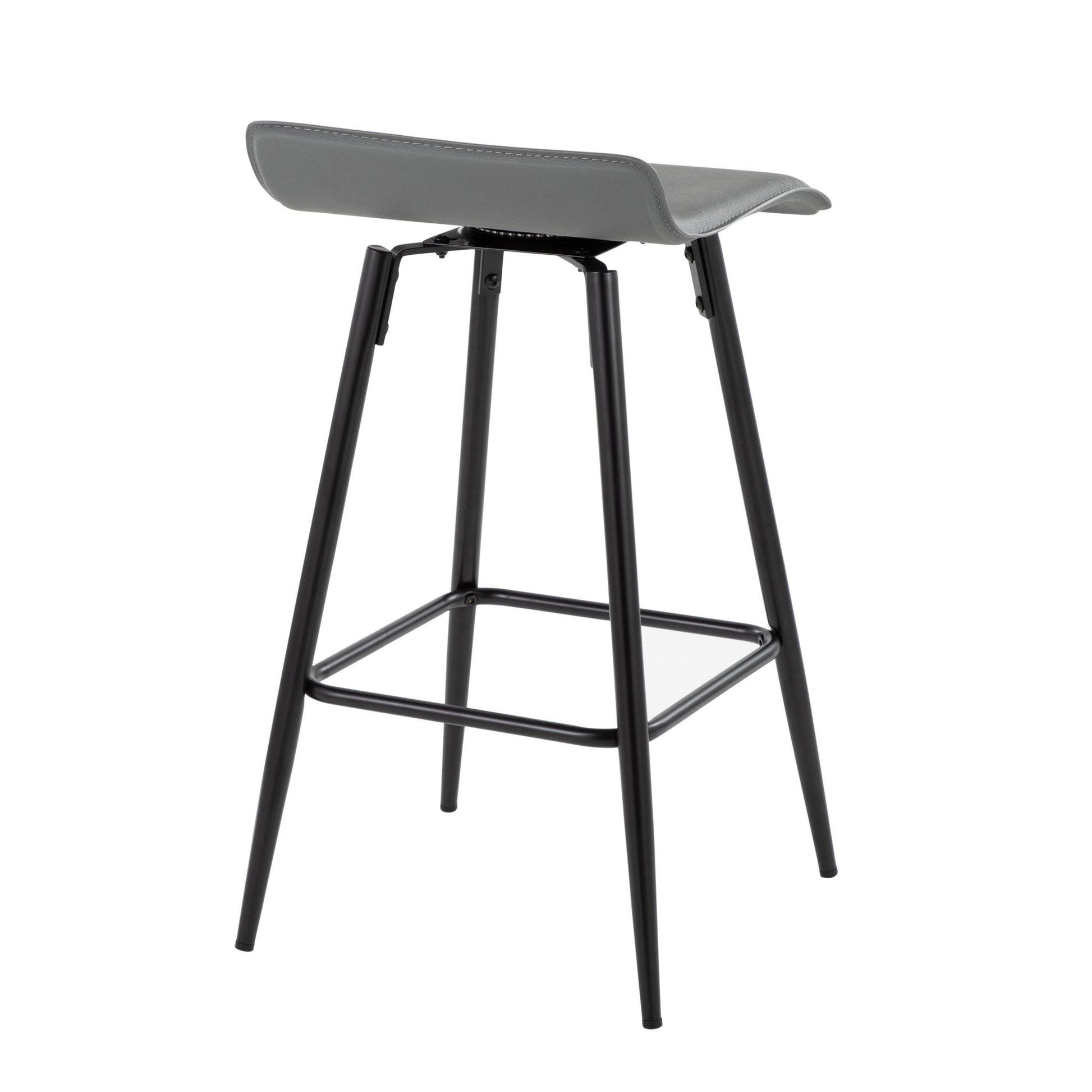Ale - Contemporary Fixed Height Counter Stool (Set of 2) Lumi Source