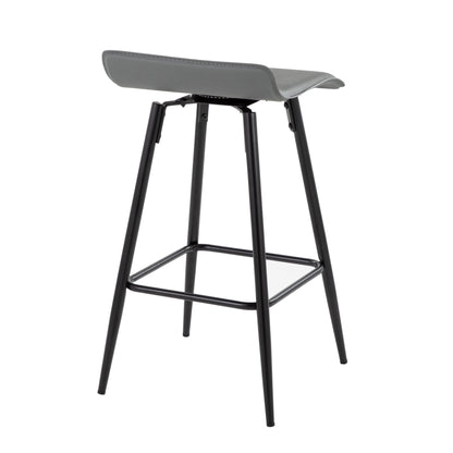 Ale - Contemporary Fixed Height Counter Stool (Set of 2) Lumi Source