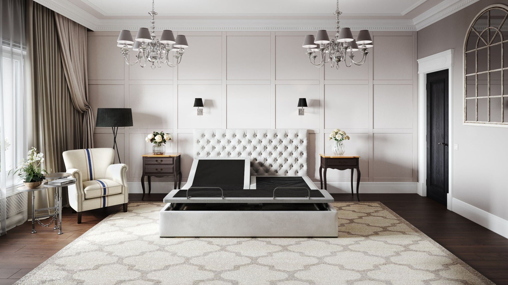 Bt3000 - Flex Head Adjustable Bed Base With Head And Foot Position Adjustment BedTech