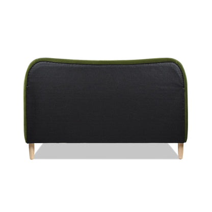Roman - Curved Headboard Upholstered Platform Bed Jennifer Taylor Home