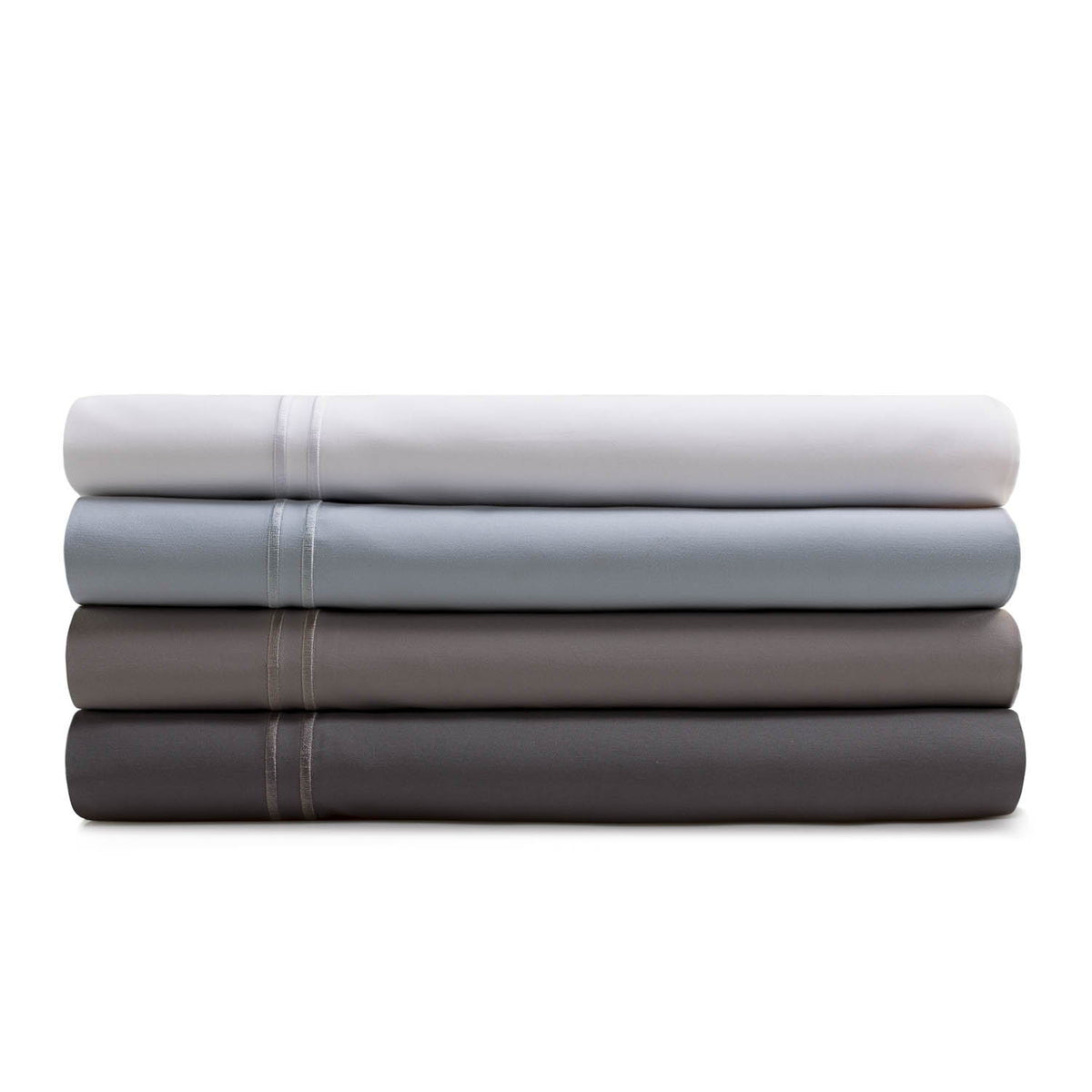 Woven Supima - Cotton Sheets - Split King - White Malouf
