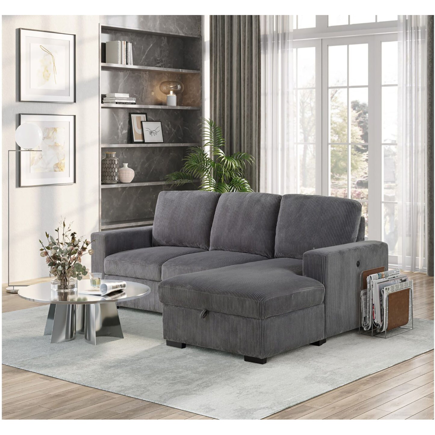 Melody - Sectional Sofa With Plush Cushioning Global Furniture USA