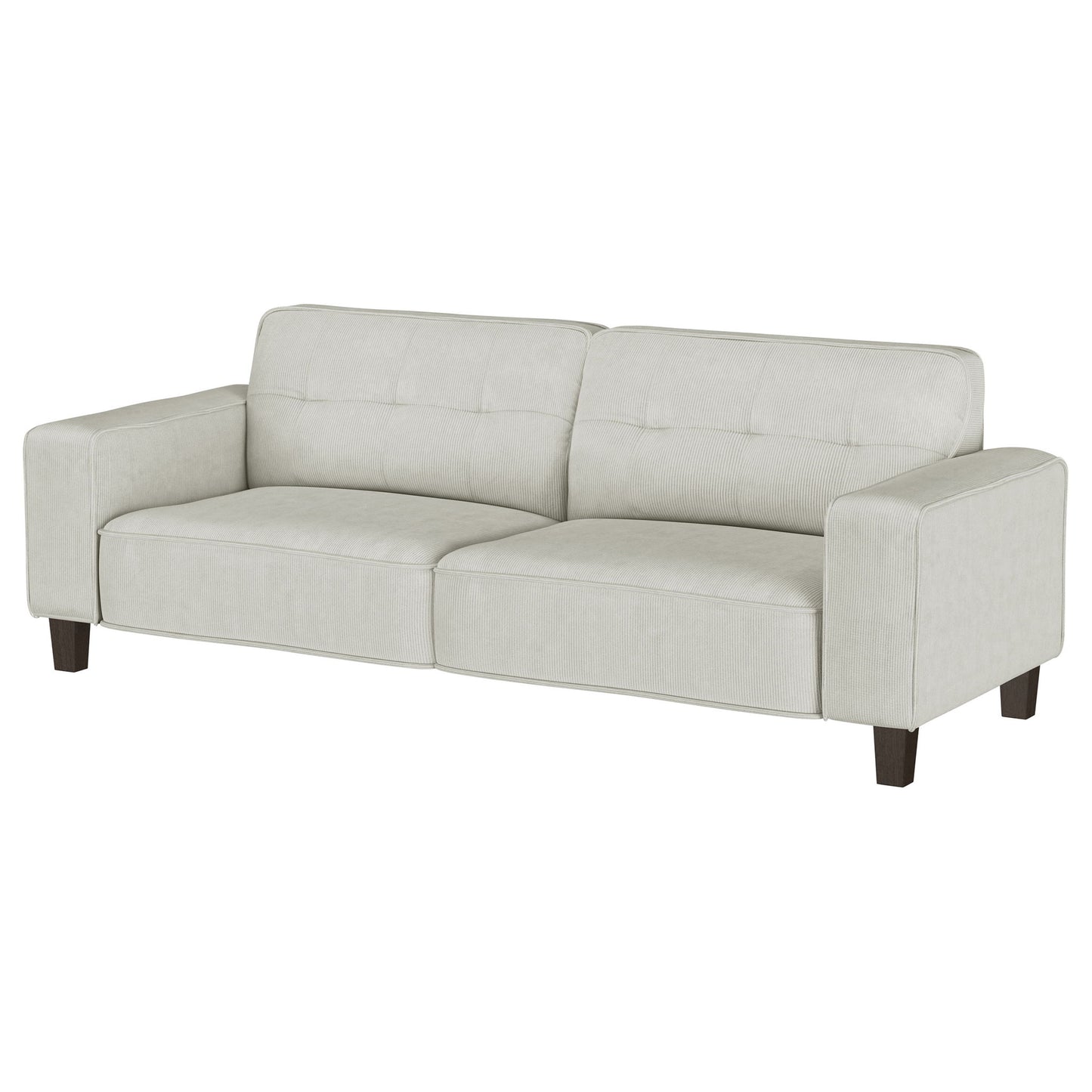 Evoke - Upholstered Tufted Sofa - Greige Furniture Max
