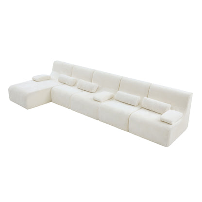 Oversized Sectional Sofa, Living Room Seating With Modular Design Hearth and Haven
