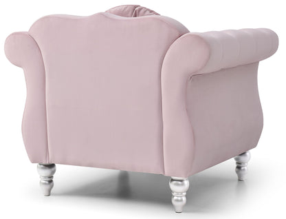 Chic Transitional Flared Arm Chair Glory Furniture