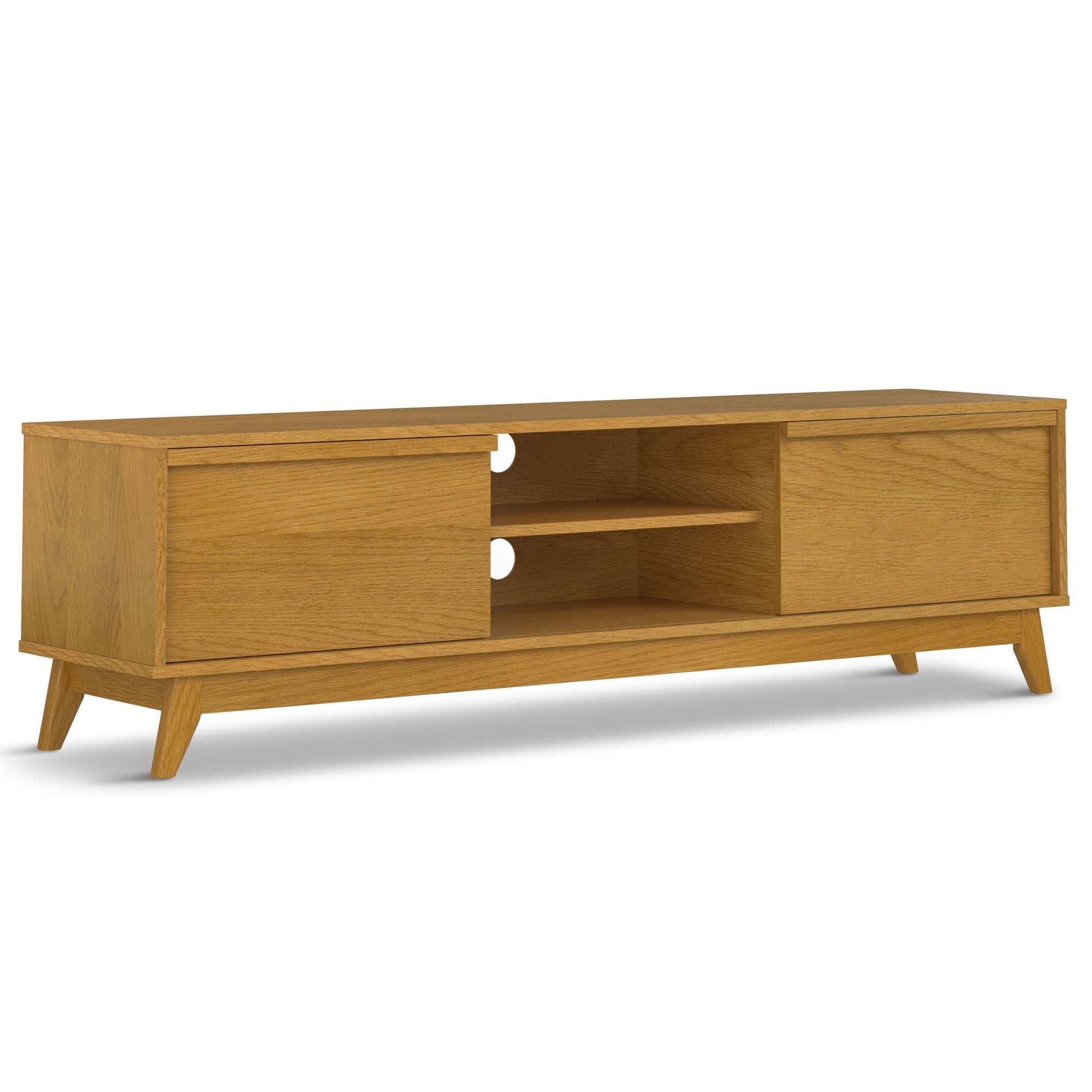 Lennon - Handcrafted Low TV Stand Simpli-Home