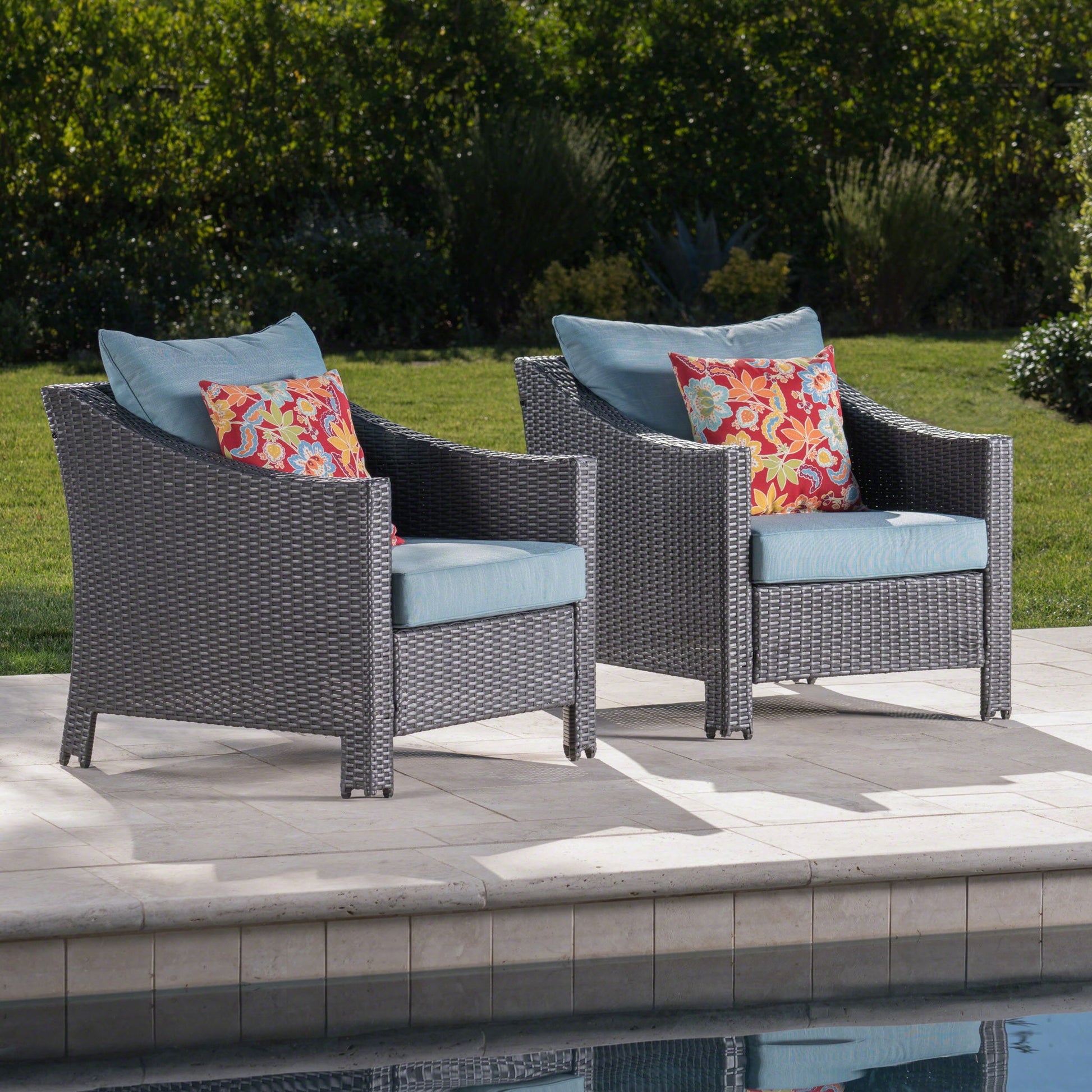 Antibes - Armchair With Water Resistant Cushions Noble House