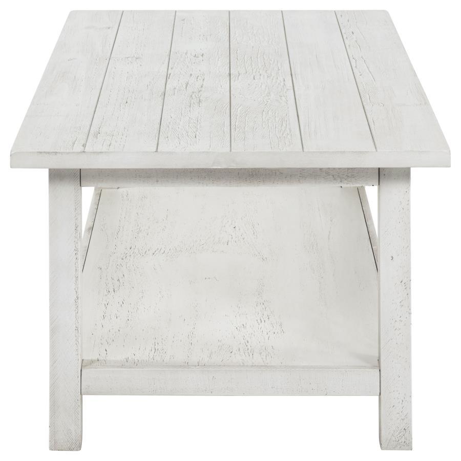 Payne - Wood Coffee Table with Shelf Coaster Fine Furniture
