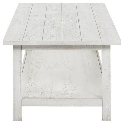Payne - Wood Coffee Table with Shelf Coaster Fine Furniture