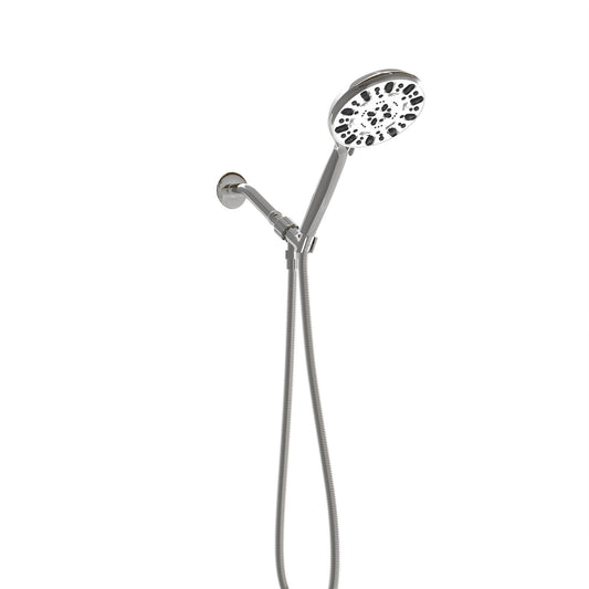 Multi Function Adjustable Hand Shower 7 Function Plastic Hand Shower With 59" Hose - Chrome Daily Nest