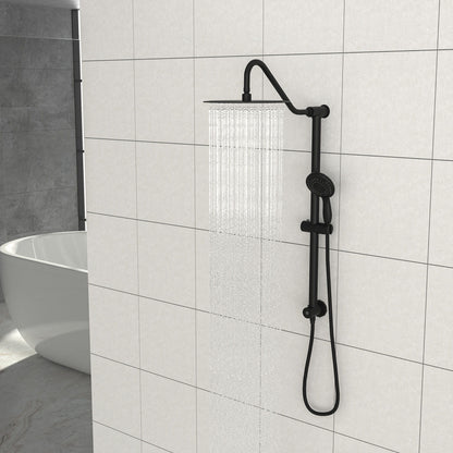 Shower System With 5 Function Rain Hand Shower And Slide Bar Combo Daily Nest