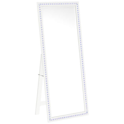 Windrose - Tempered LED Standing Mirror Coaster Fine Furniture