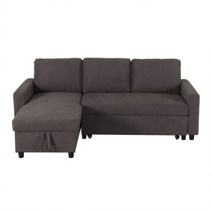 L - Shaped Convertible Sofa Bed With Storage Chaise Home Essentials