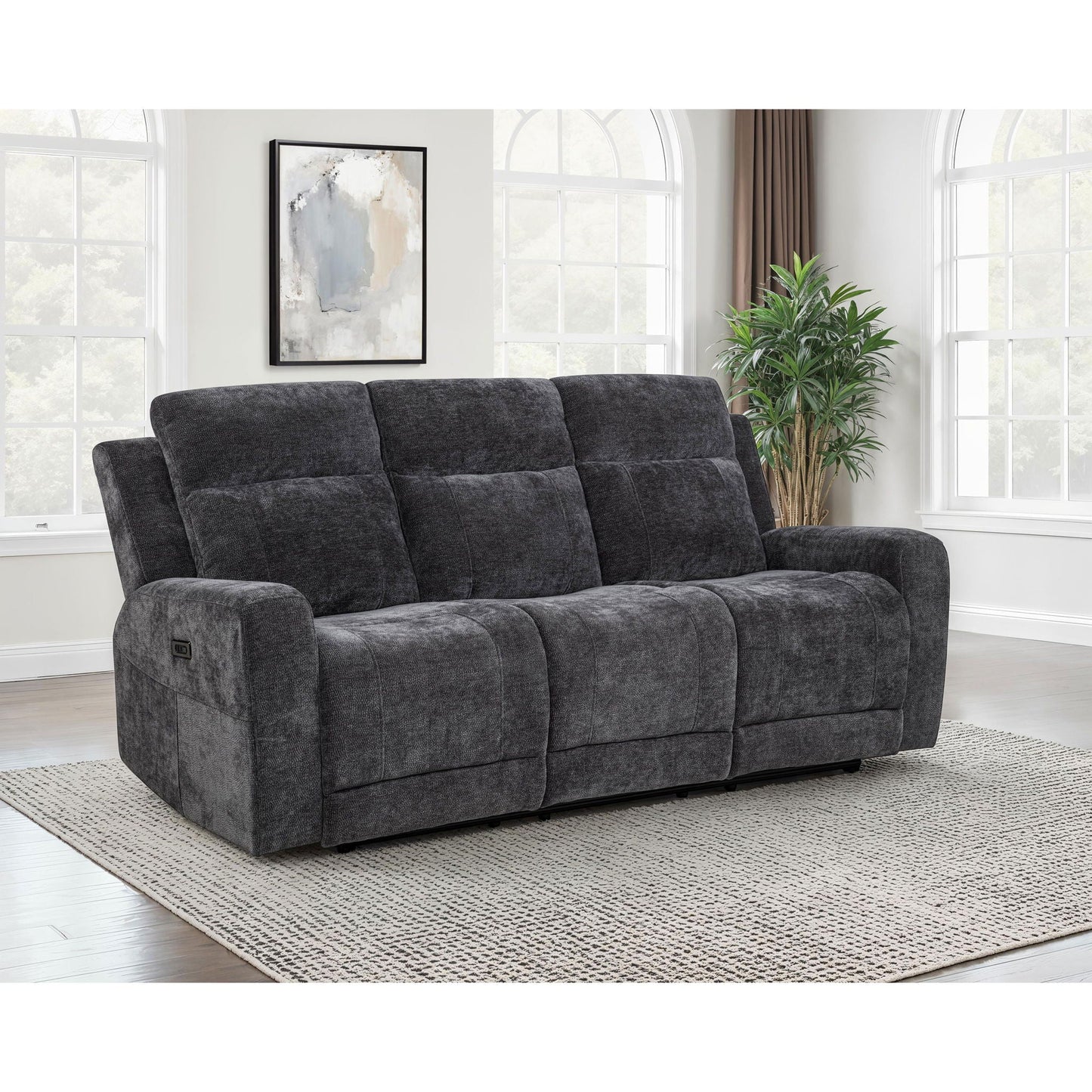 Patrick - Power Reclining Sofa With Dual Recliners Furniture Max