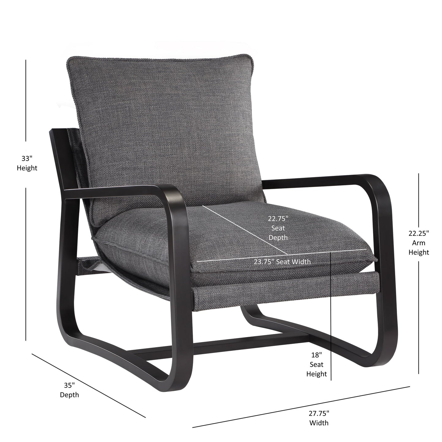 Blaire - Sling Chair Ridgecrest Home