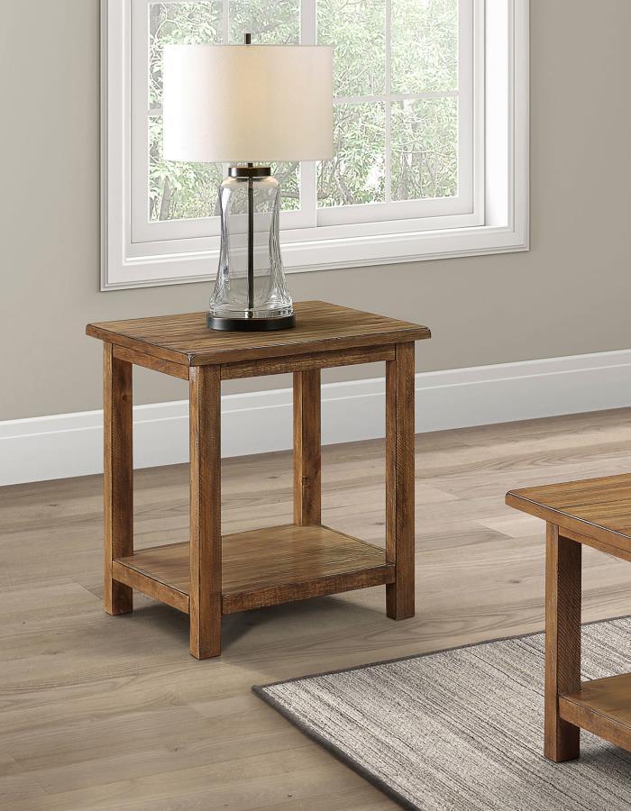 Payne - Wood End Table with Shelf Coaster Fine Furniture