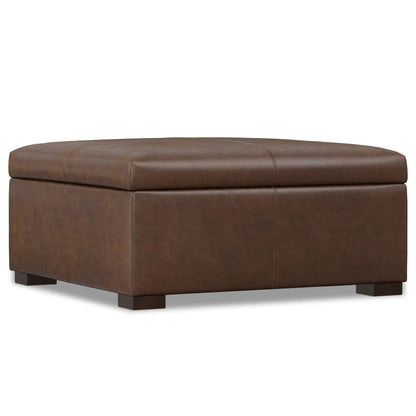 Gabbie - Coffee Table Upholstered Storage Ottoman Simpli-Home