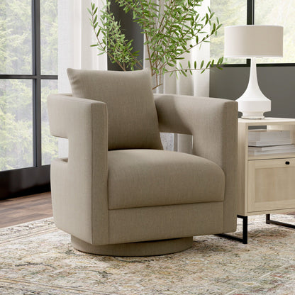 Modern Swivel Chair With Contemporary Design Emerald Home