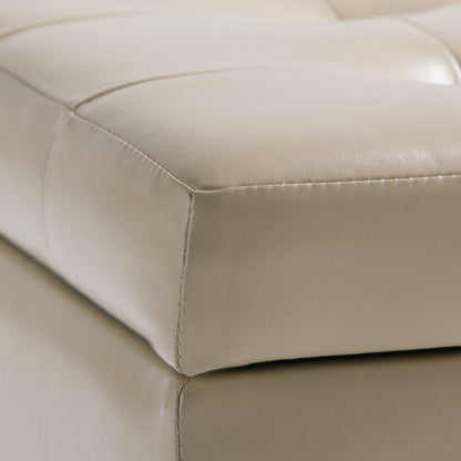 Cosmopolitan - Upholstered Storage Ottoman Simpli-Home