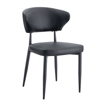 Minimalist Ergonomic Dining Chair With Curved Backres (Set of 4) Home Essentials
