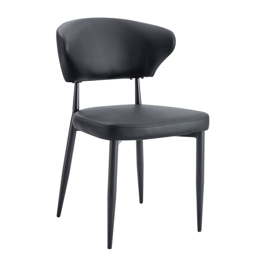 Minimalist Ergonomic Dining Chair With Curved Backres (Set of 4) Home Essentials
