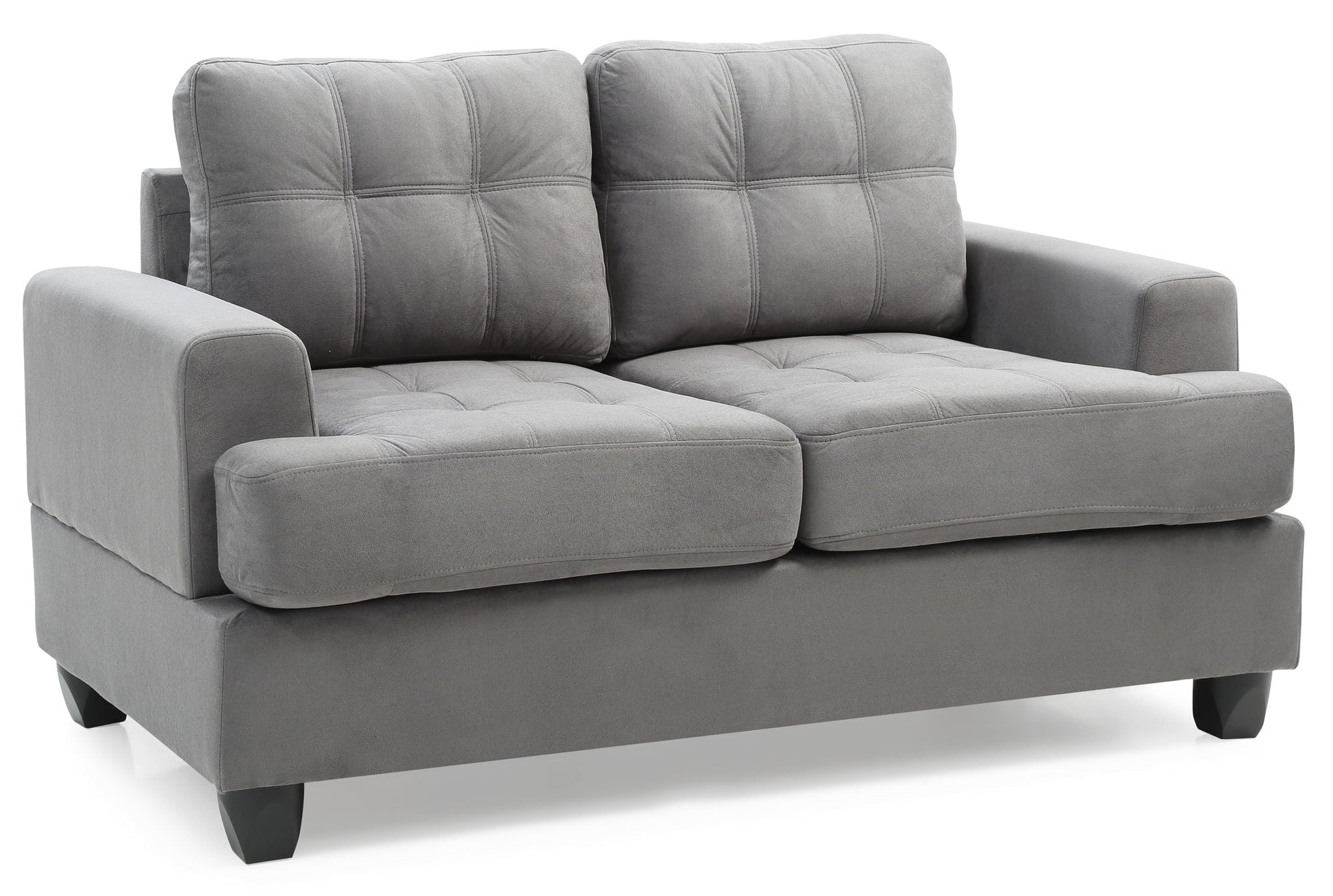 Stylish Transitional Loveseat For Two Glory Furniture