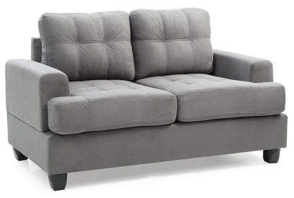 Stylish Transitional Loveseat For Two Glory Furniture