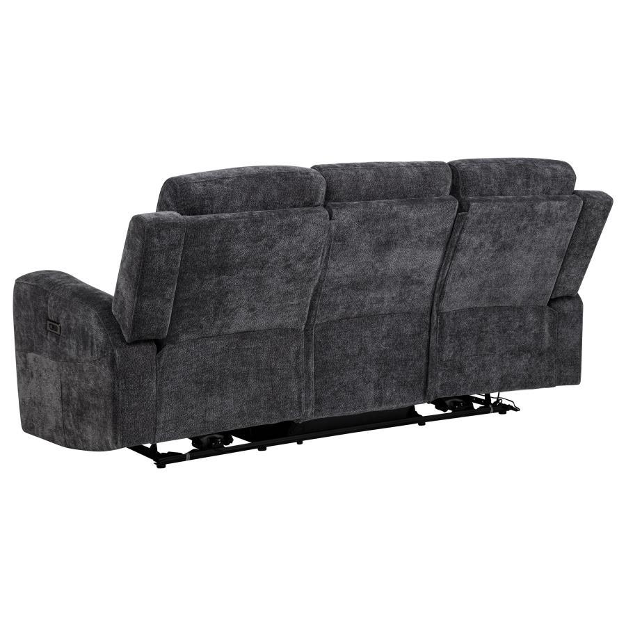 Kennett - Chenille Upholstered Power Reclining Sofa Coaster Fine Furniture