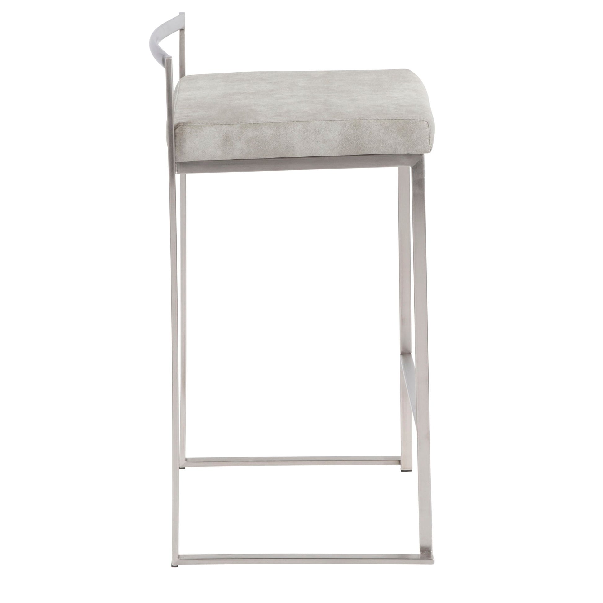 Fuji - Contemporary Elegant Stackable Counter Stool Set Lumi Source