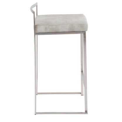 Fuji - Contemporary Elegant Stackable Counter Stool Set Lumi Source