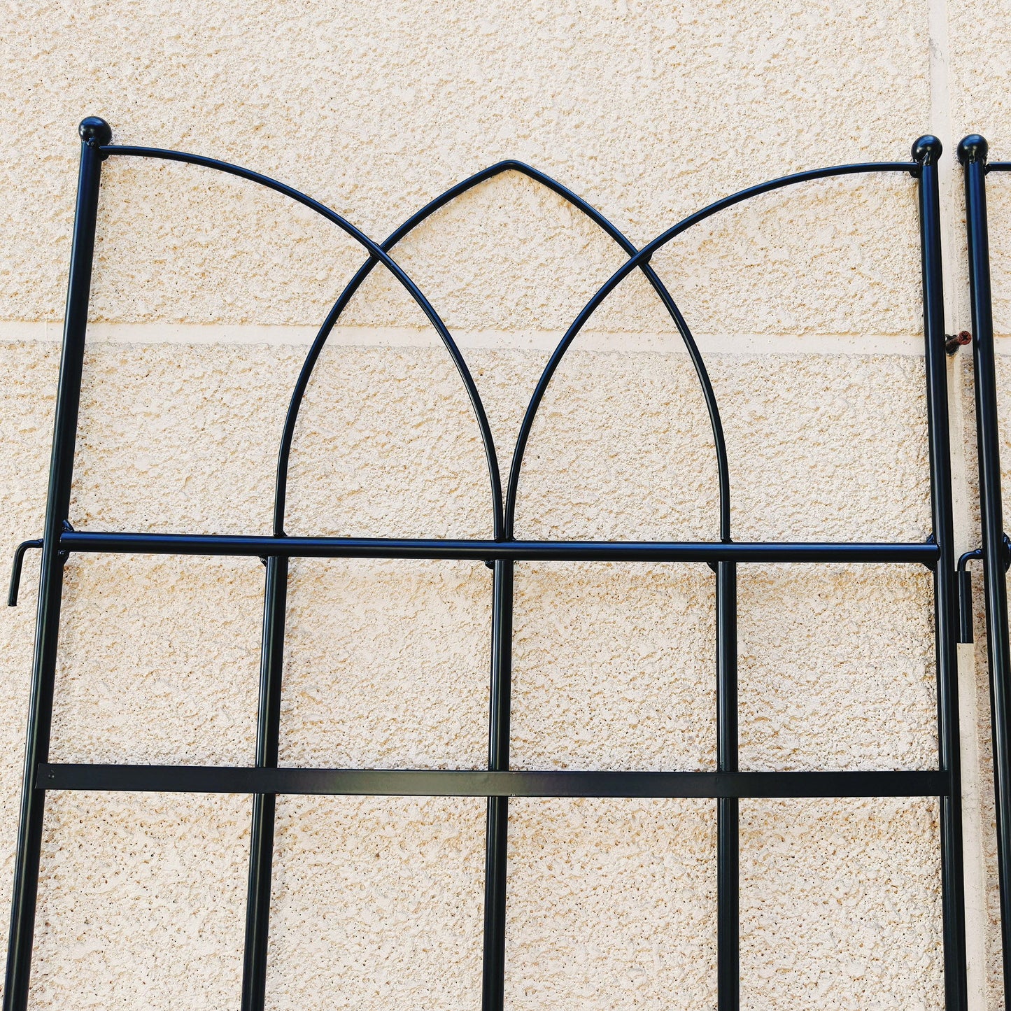 Metal Garden Trellis Rustproof For Climbing Plants Outdoor Flower Support Daily Nest