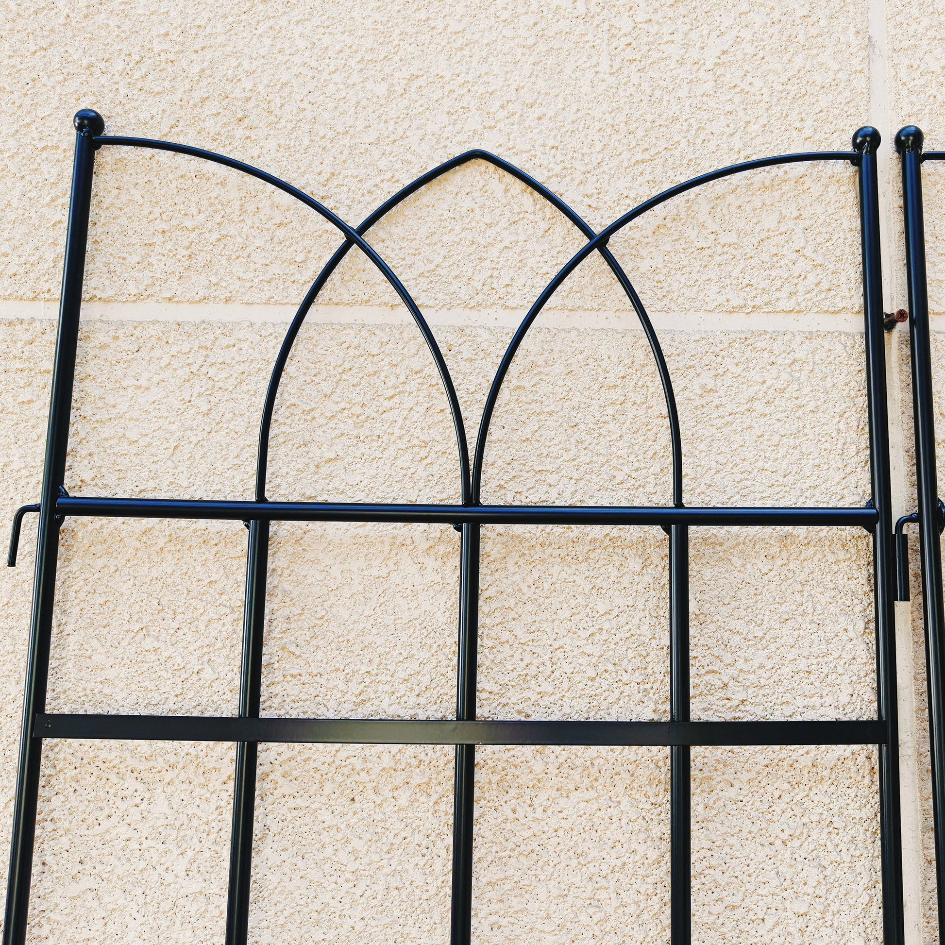 Metal Garden Trellis Rustproof For Climbing Plants Outdoor Flower Support Daily Nest