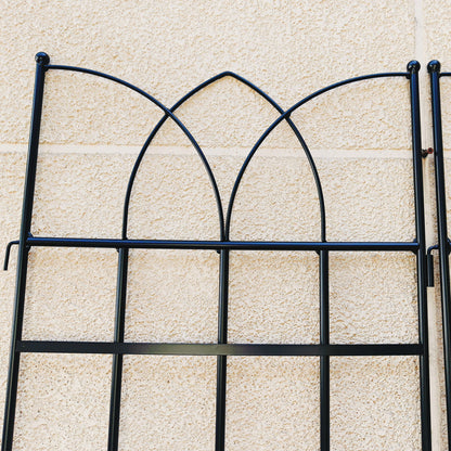 Metal Garden Trellis Rustproof For Climbing Plants Outdoor Flower Support Daily Nest