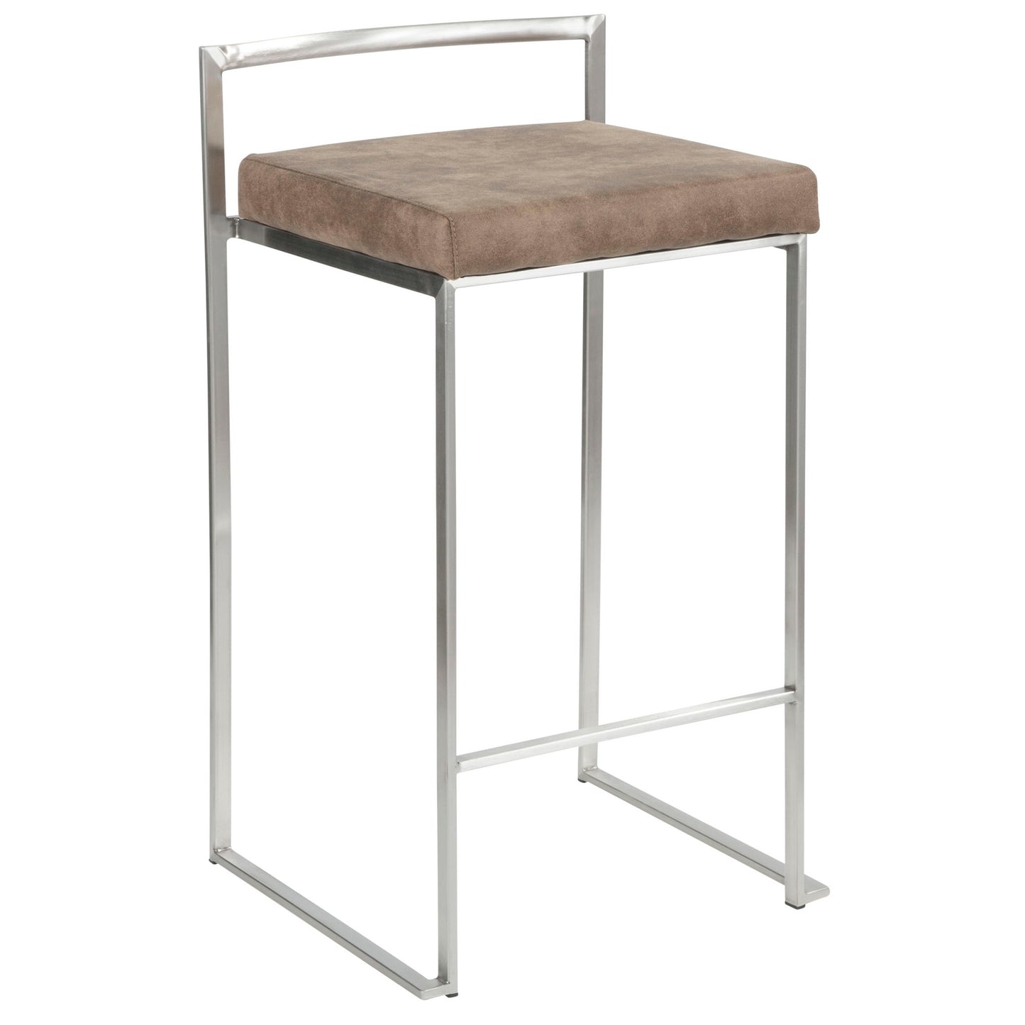 Fuji - Contemporary Elegant Stackable Counter Stool Set Lumi Source