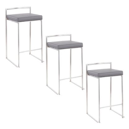 Fuji - Elegant Design Contemporary Stackable Counter Stool Lumi Source