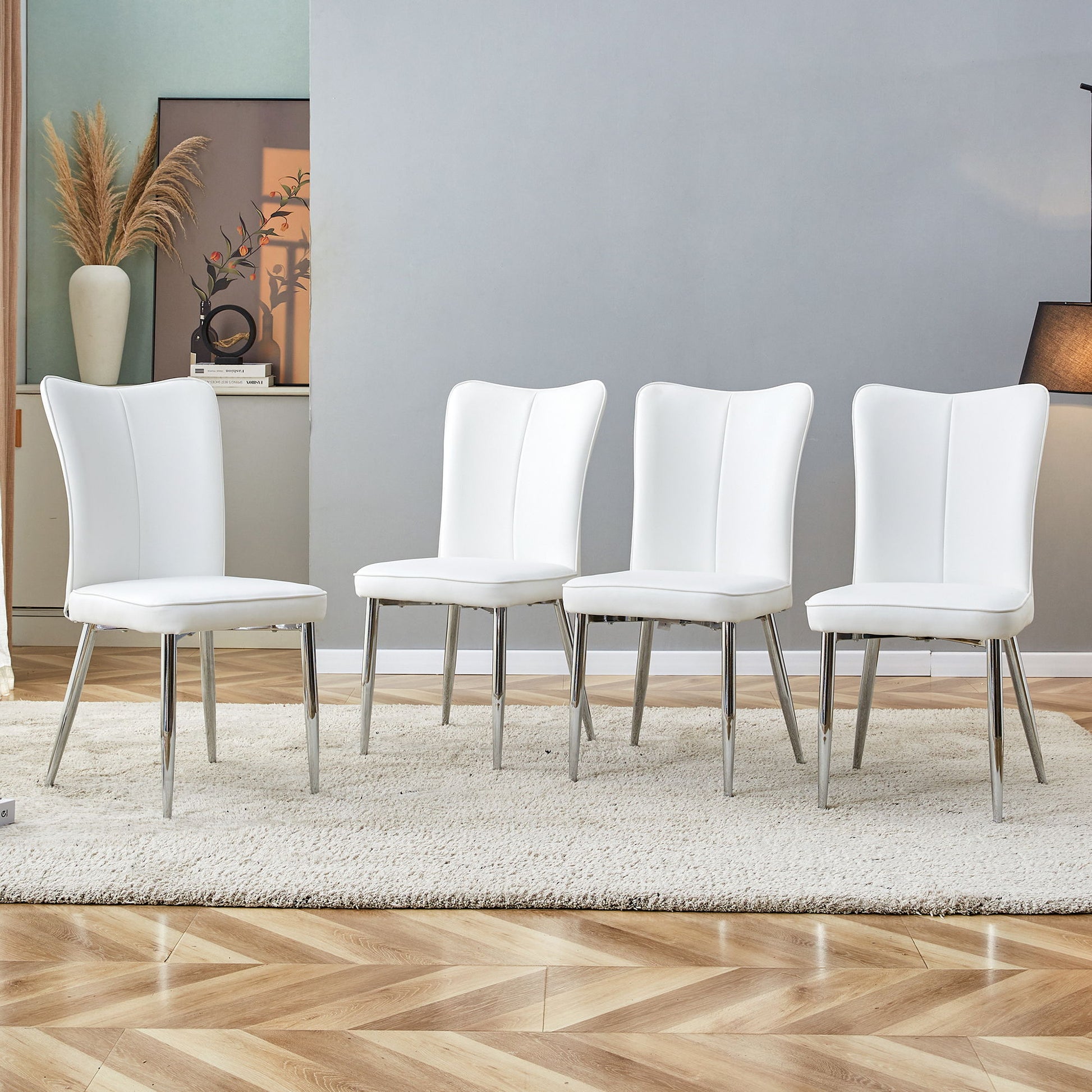 Minimalist Style Minimalist Dining Chairs With Metal Legs Home Essentials