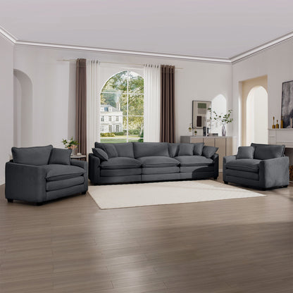 Elegant Oversized Sectional Sofa Set With Deep Seats And Flexible Layout Home Essentials