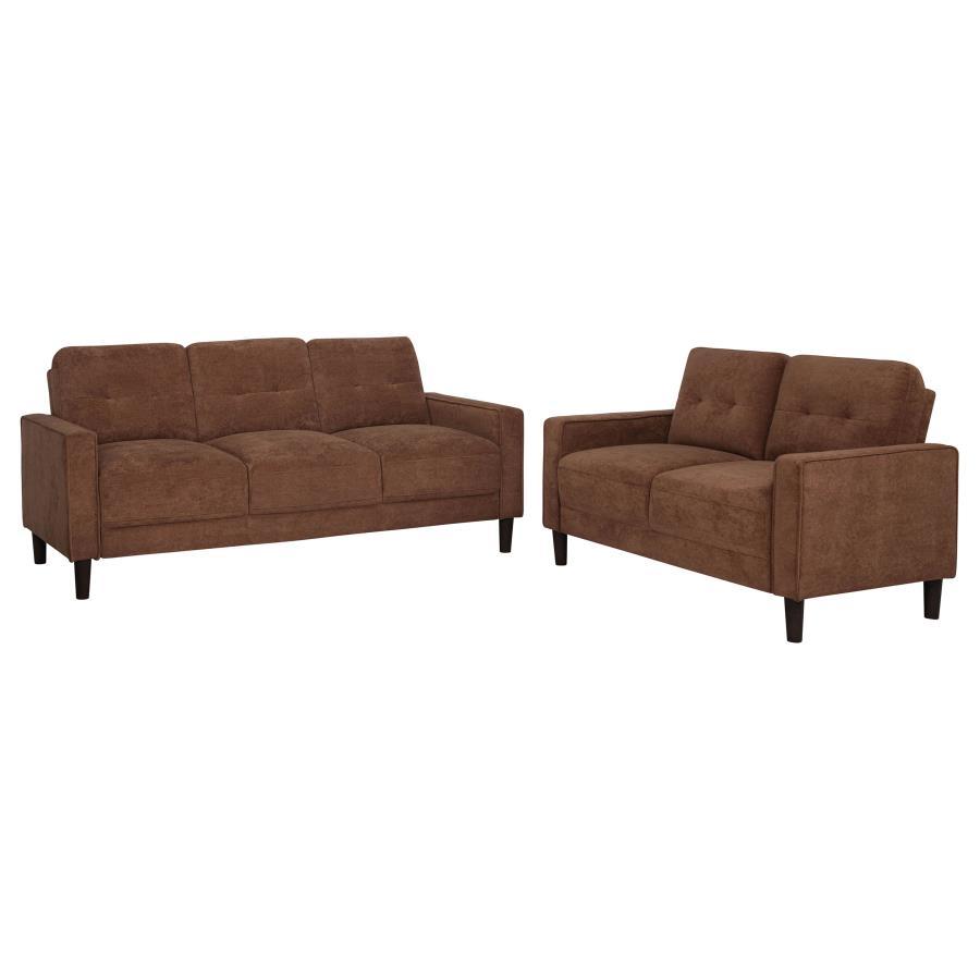 Bowen II - Upholstered Track Arm Sofa Set Coaster Fine Furniture