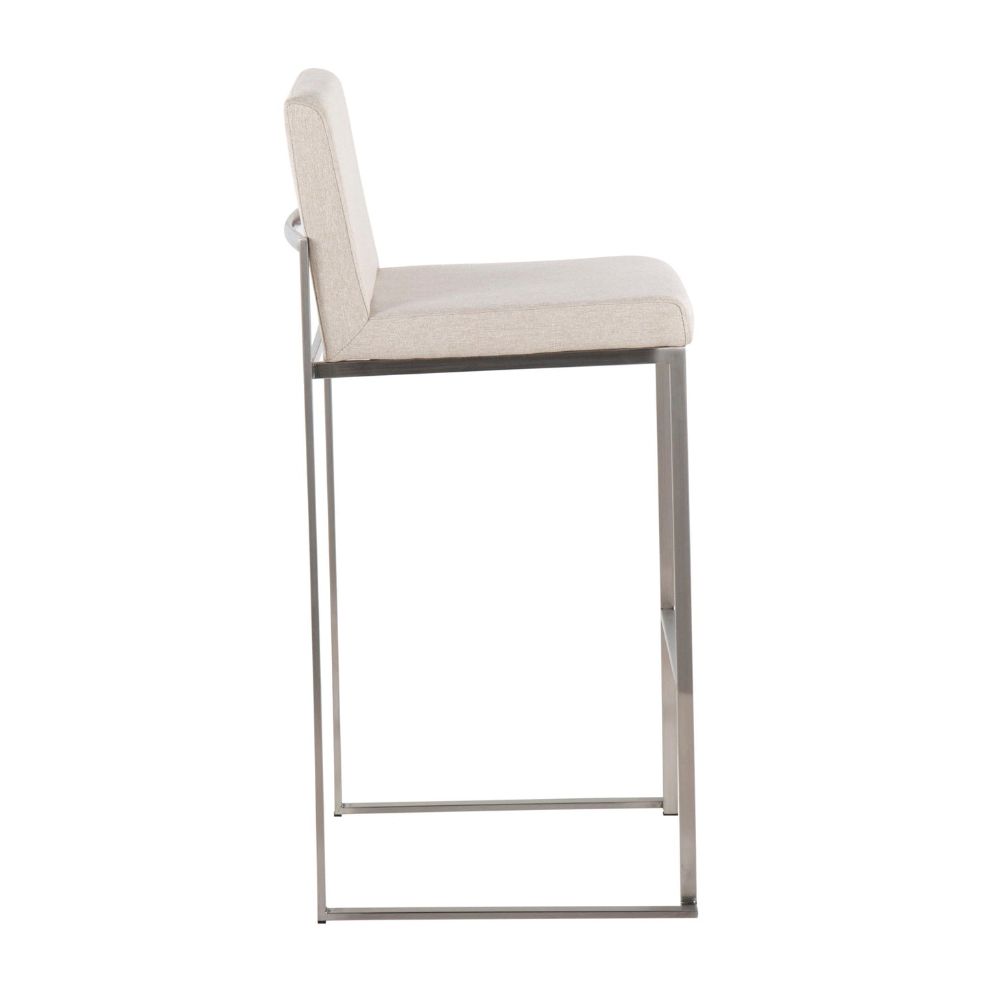 Fuji - Contemporary And Modern Elegance High Back Barstool Lumi Source