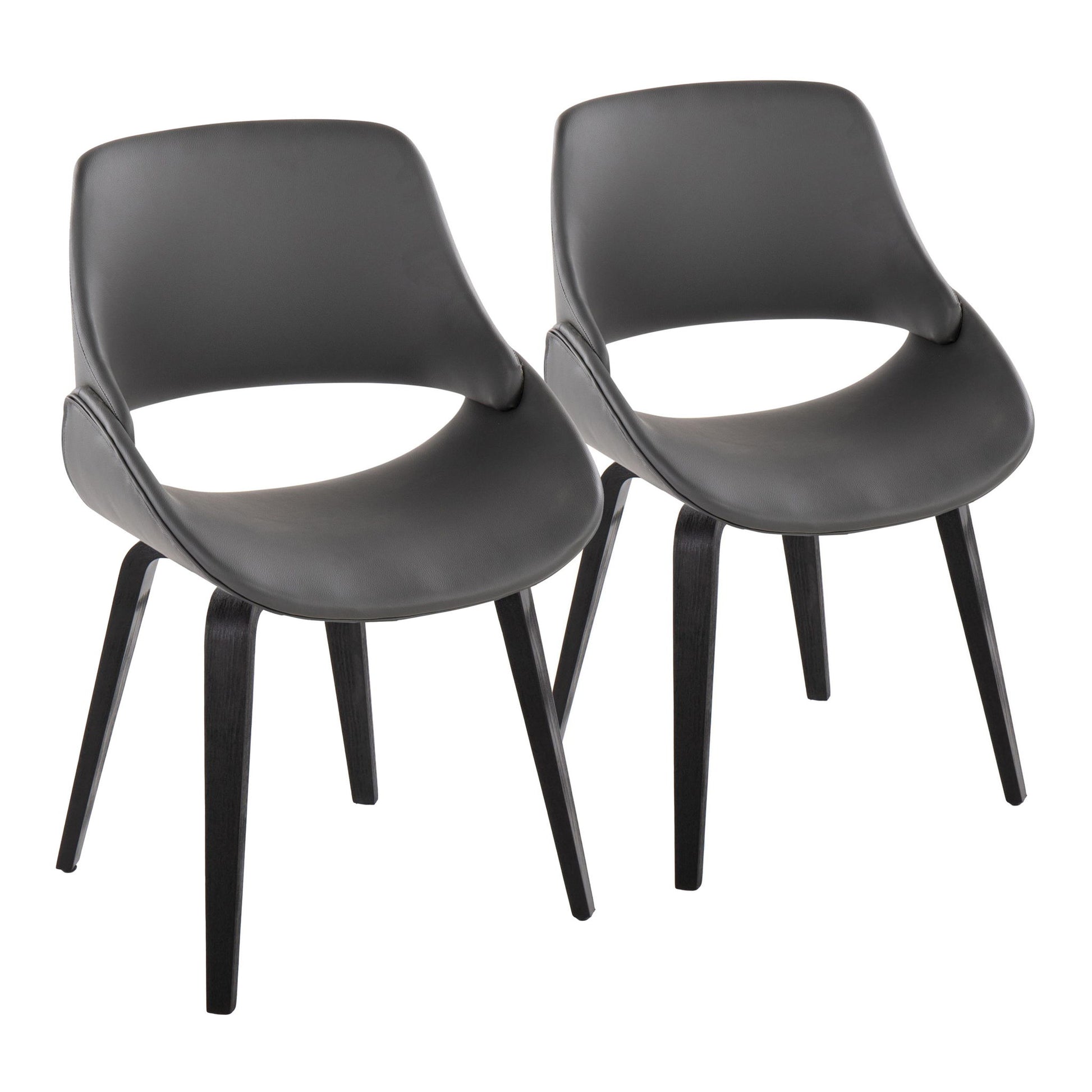 Fabrico - Mid Century Modern Comfortable Design Dining Chair (Set of 2) Lumi Source