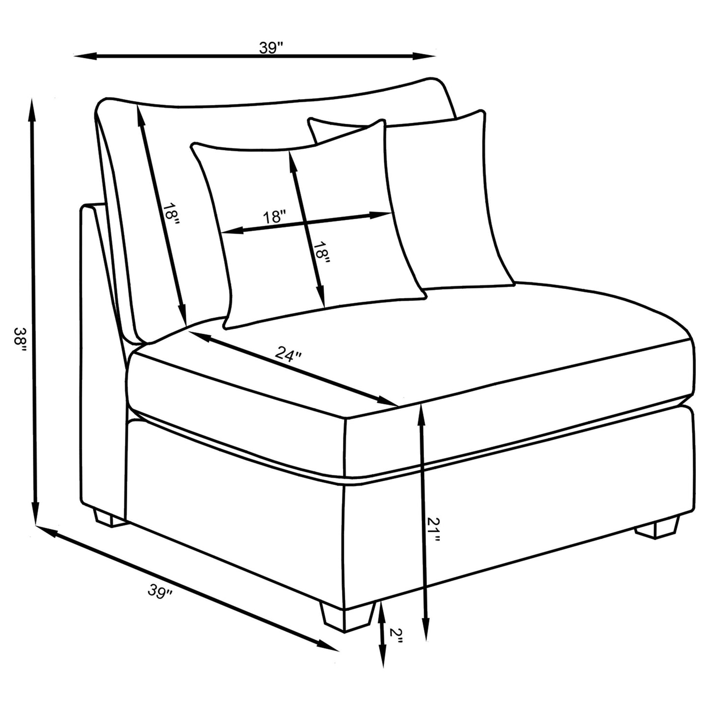 Lafayette - Modular Sectional Sofa Furniture Max