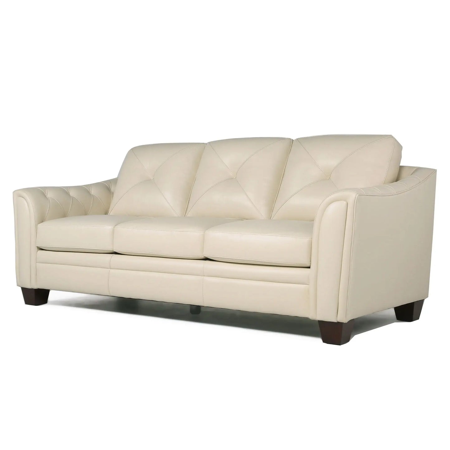 Modern Tufted Leather Sofa Nicelink