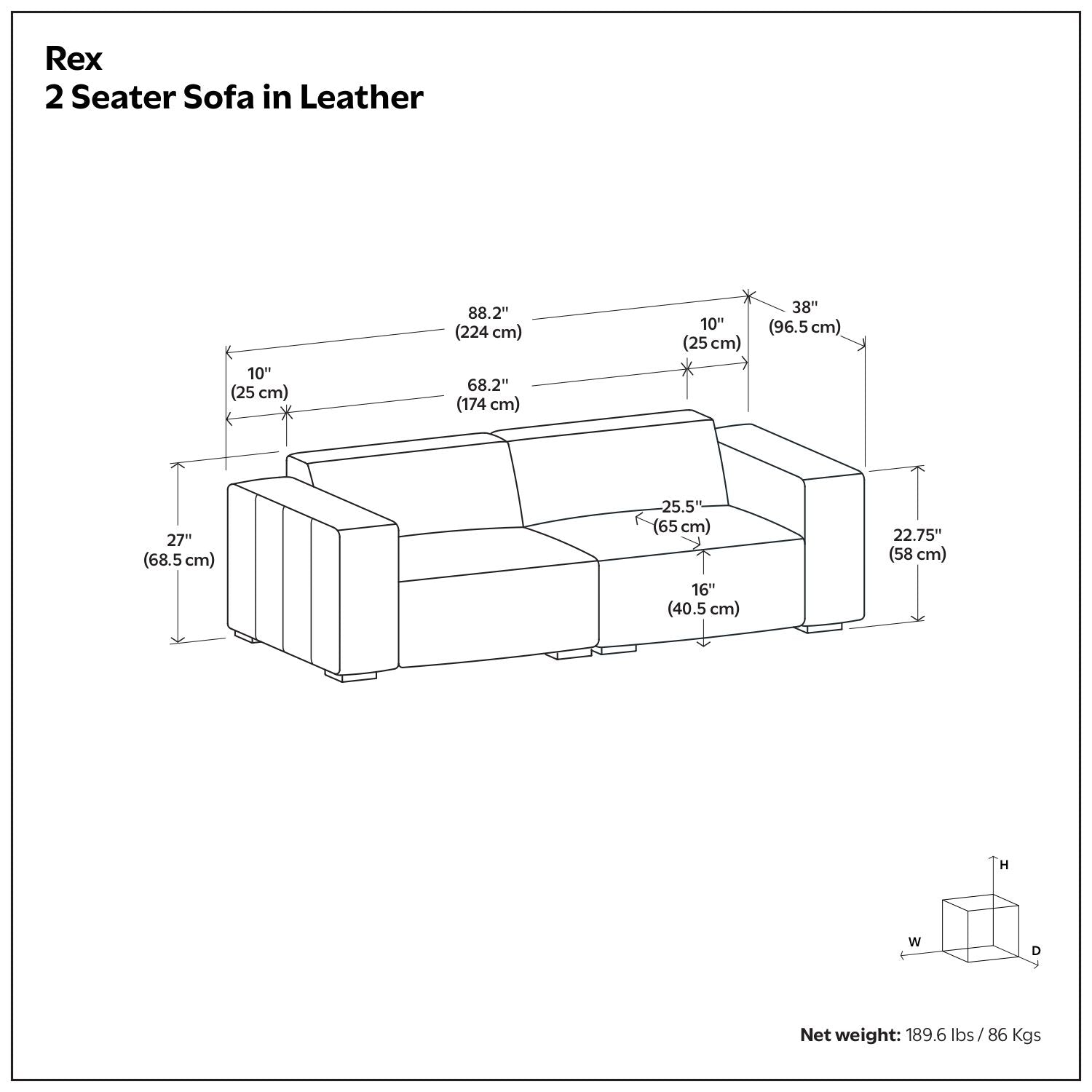 Rex - Handcrafted Sofa Simpli-Home