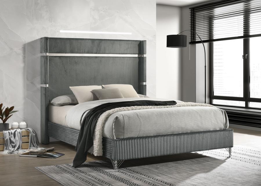 Lucia - Upholstered Wingback Bed Coaster Fine Furniture
